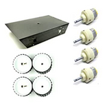 Metal Chassis 4 Wheel Platform Robot Smart Car DIY