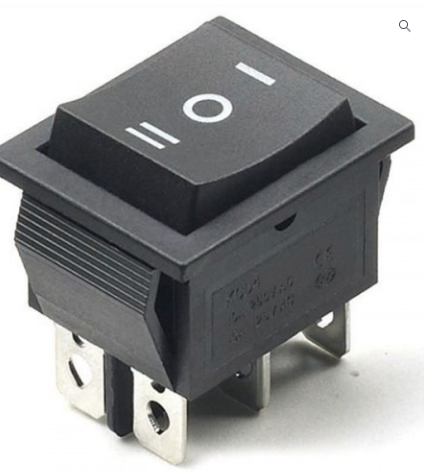 DPDT two side switches center off