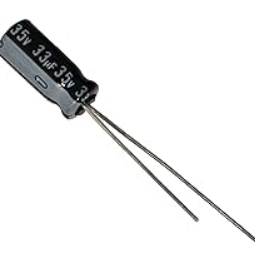 ELECTROLYTIC CAPACITOR 3.3 microfarad (5 pcs)