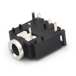3.5mm Female Headphone Jack Connector 5 Pin PCB Mount (2 Pcs)