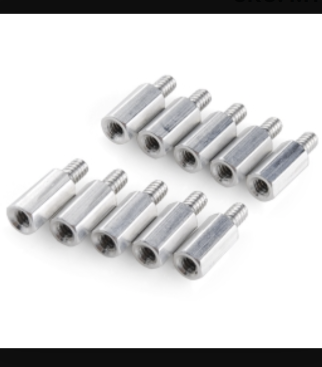 Spacers-metal hex (10 Pcs)