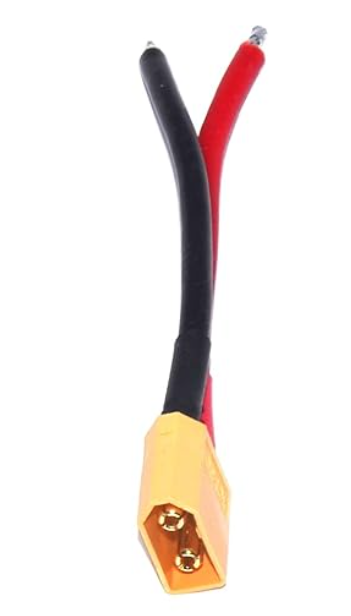 XT60 Male connector with silicon wire 10cm