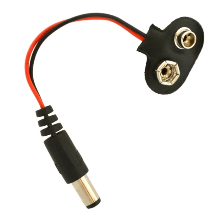 9v Battery Snap + DC Jack