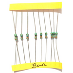 330 Ohm Resistor 1/4 Watt (10 pcs)