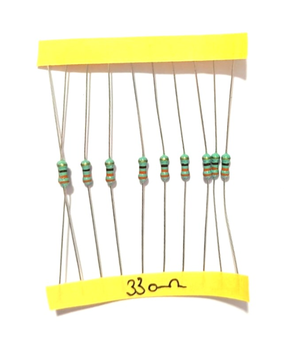 330 Ohm Resistor 1/4 Watt (10 pcs)