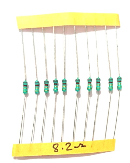 8.2 Ohms 1/4 Watt Resistor (10 pcs)