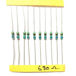680 ohm1/4 watt resistor (10 pcs)