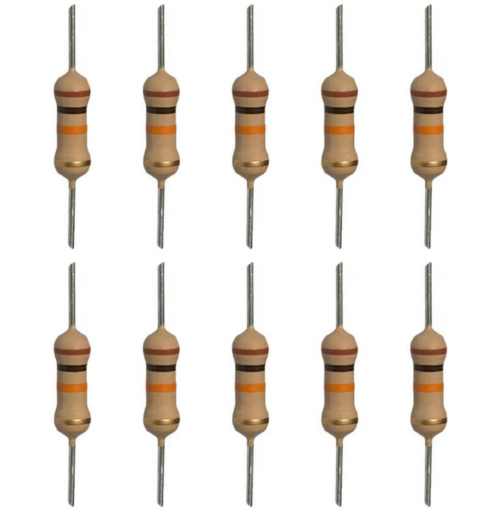 1 ohms 1/4watt resistor (10 pieces) pack
