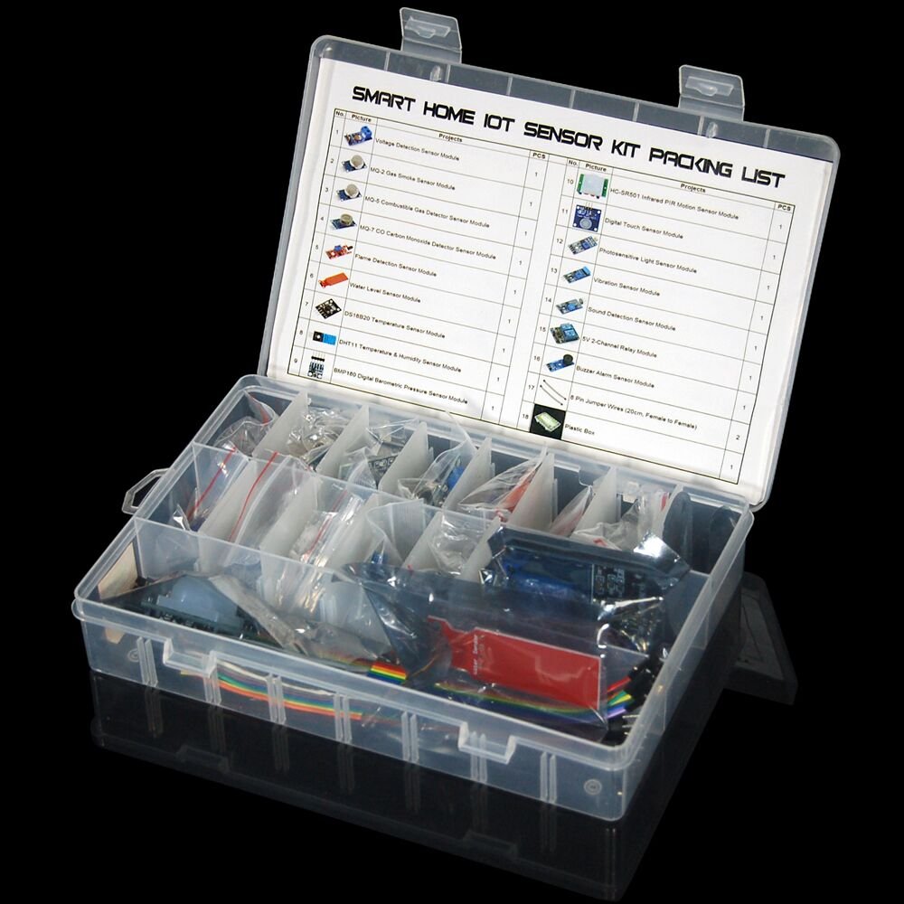 Smart Home Sensor Modules Kit for Arduino Raspberry Pi
