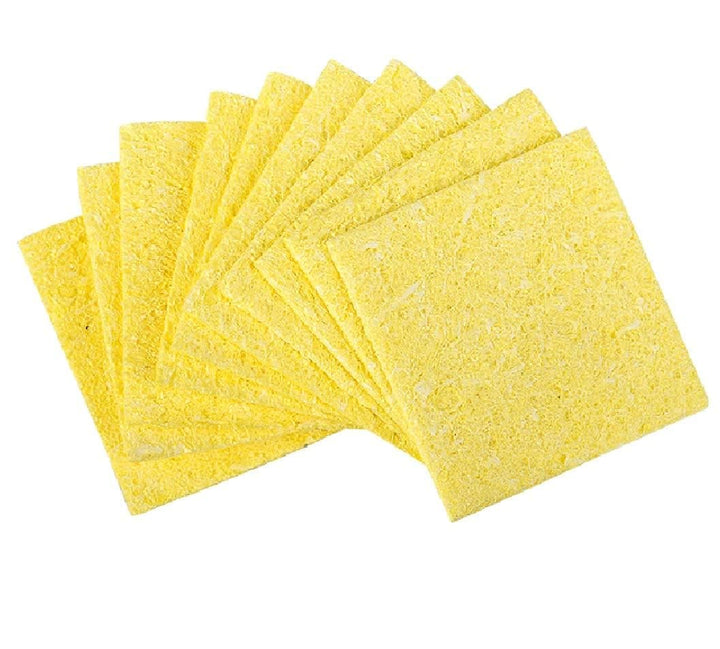 Soldering Iron Cleaning Sponge Yellow Color (5 Pcs)