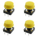 Tactile Push Button 12x12x7.3mm & Round Cap(2 Pcs)