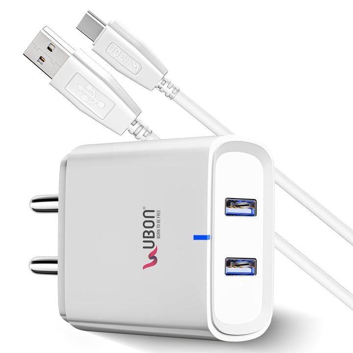 Ubon CH-59A Fast Charger 5V 2.4A Charging Cable