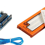 Arduino Uno R3 ATMega328 with 804 Point Breadboard & USB Cable Combo