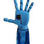 Robotic Hand with Servo Motors (Blue)