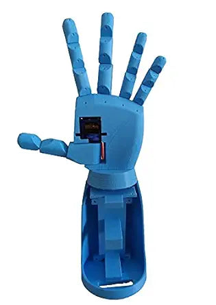 Robotic Hand with Servo Motors (Blue)