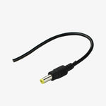 DC Male Barrel Jack Power Connector with Wire