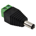 DC Power Jack Male Connector with 2pin screw Terminal PBT (1 pcs)