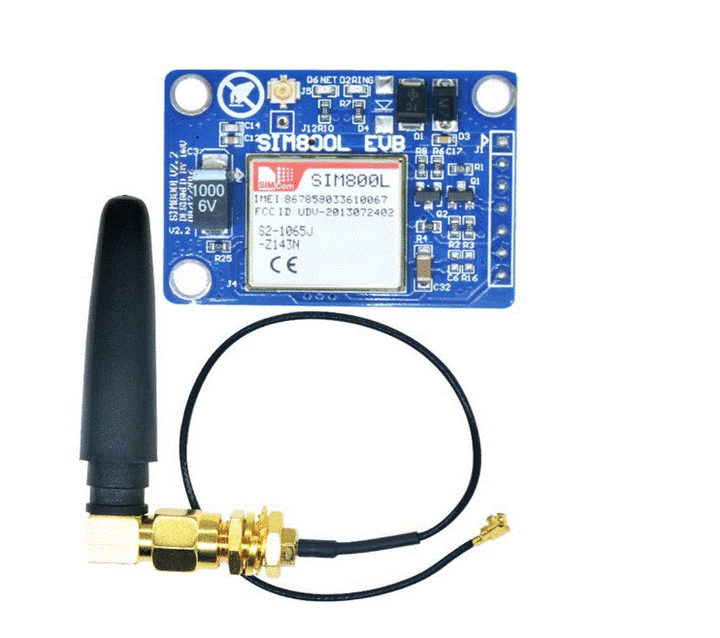 SIM800L V2.0 5V Wireless GSM GPRS MODULE Quad-Band with Antenna