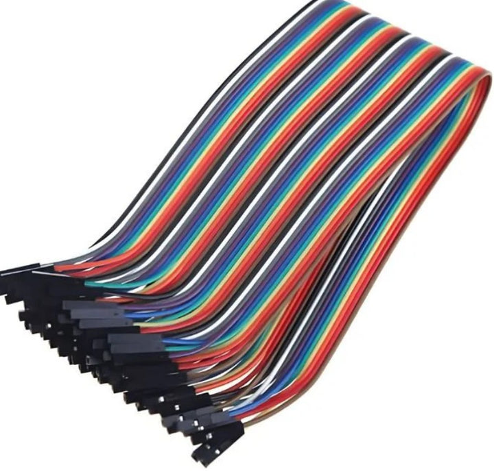 Female to Female Jumper Wires (20cm) 40pcs