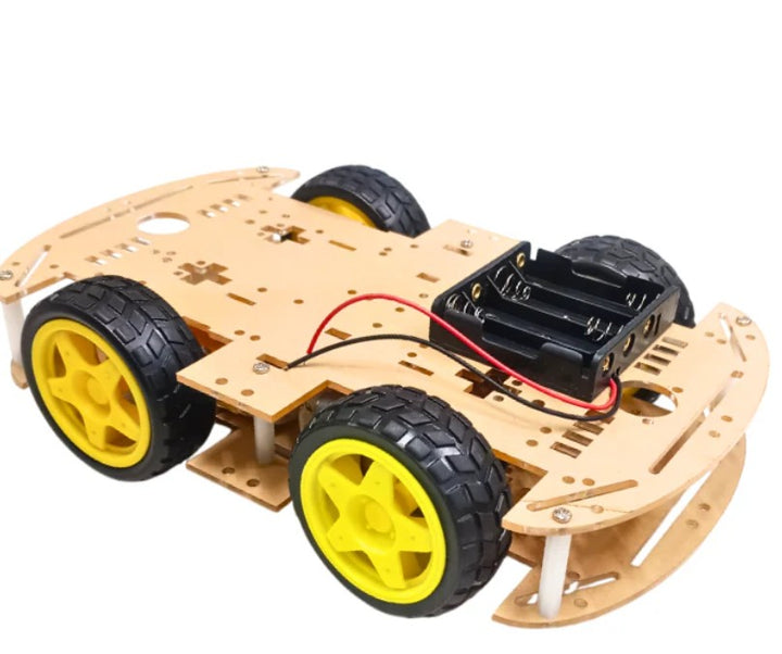 4WD Four Wheel Drive Kit - A Smart Robot Car with Acrylic Chassis