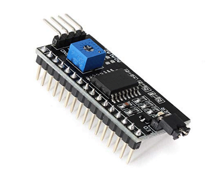 I2C Serial Interface Adapter Module for 16x2 (1602) Character LCD