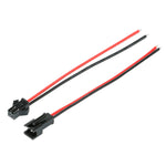 JST SM 2-Pin Connector Pair (Male + Female) with 15cm Wire