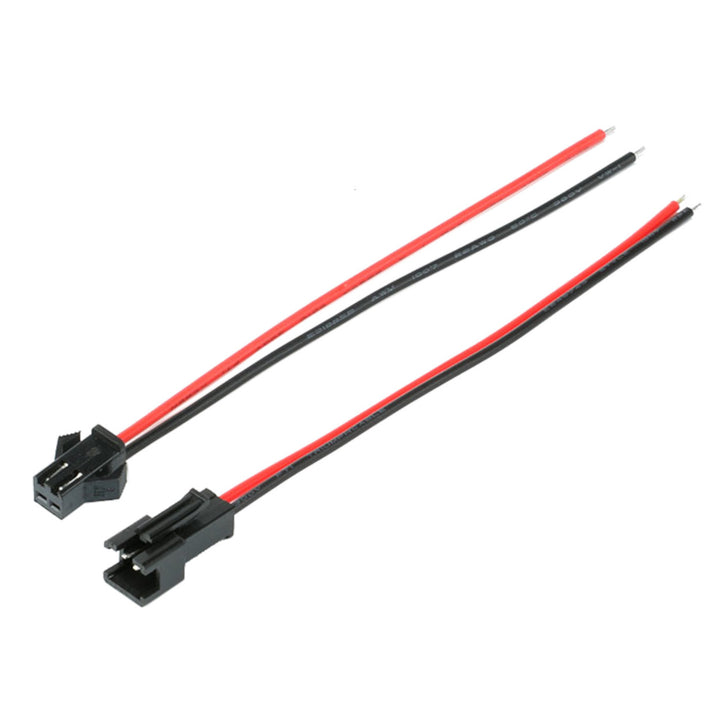 JST SM 2-Pin Connector Pair (Male + Female) with 15cm Wire