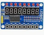 Key Display For AVR Arduino New 8-Bit Digital LED Tube 8-Bit TM1638 Module