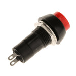 Red PBS-11B 2PIN 12mm No Lock Push Button Momentary Switch