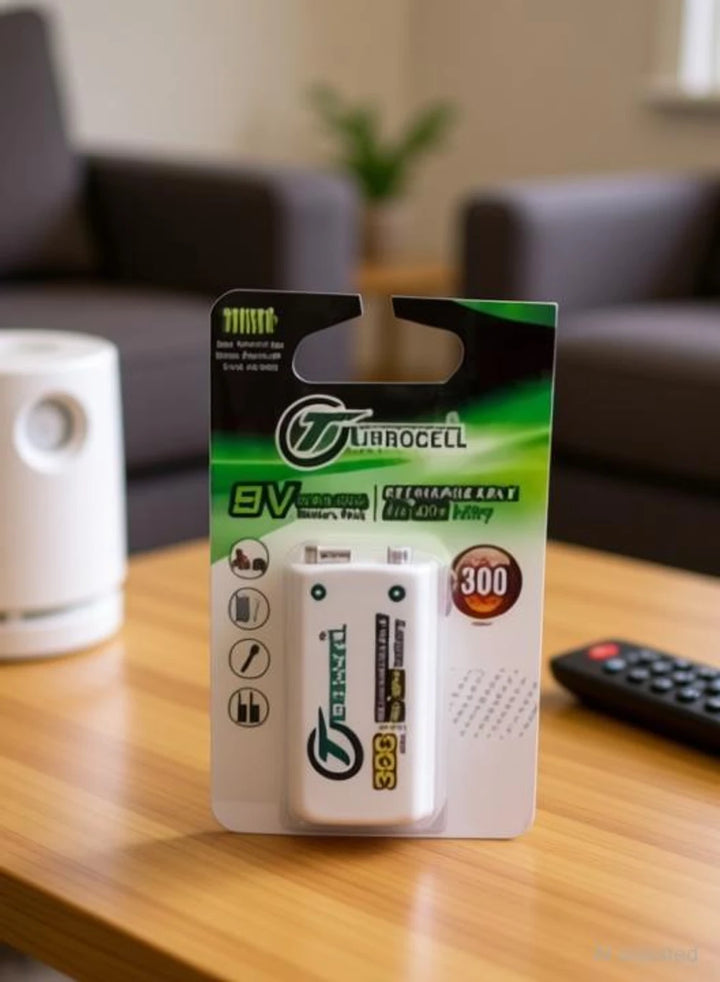 9V Rechargeable Battery – 300mAh