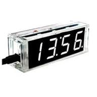 DIY 1-Inch LED Electronic Clock Kit (White) – Light-Control MCU Display Set with Enclosure